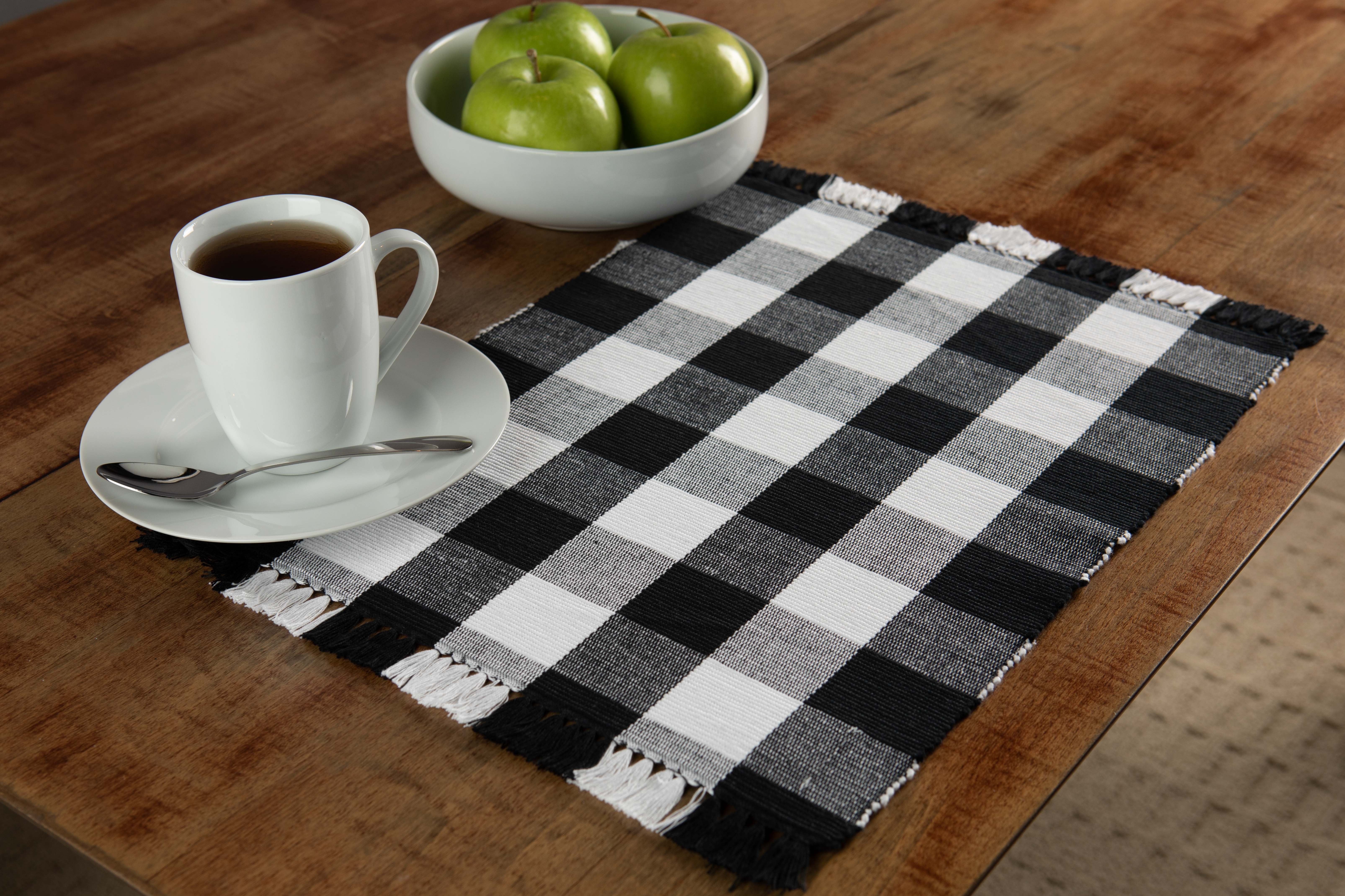 Walmart black placemats