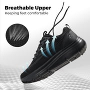 FitVille Extra Wide Mens Walking Shoes with Arch Support Comfort Sneakers for Men