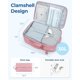 thumbnail image 4 of Mochila BAGSMART Carry On Travel 30 L resistente al agua, color rosa, 4 of 6