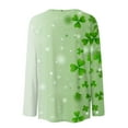 thumbnail image 5 of BDPORKAS St Patricks Day Shirts Women Lucky Irish Shamrock Long Sleeve Paddy's Day T-Shirts Graphic Tee Tops, 5 of 5