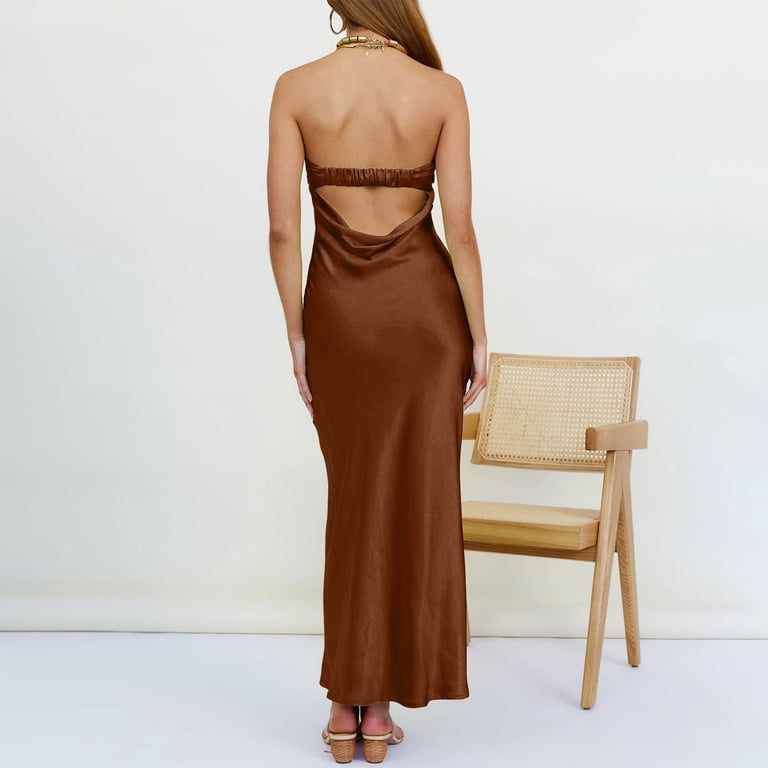 chinese dress ladies Jelyn Satin Midi Dress
