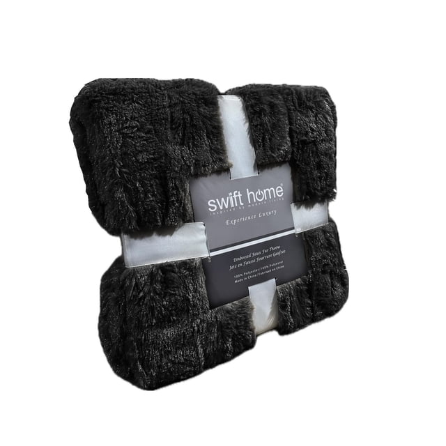 Swift Home Luxury Faux Fur Throw