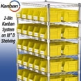 thumbnail image 3 of Akro-Mils 12 Pack AkroBins Plastic Storage Bins, Space-Saving Organizers, Stone, 3 of 10