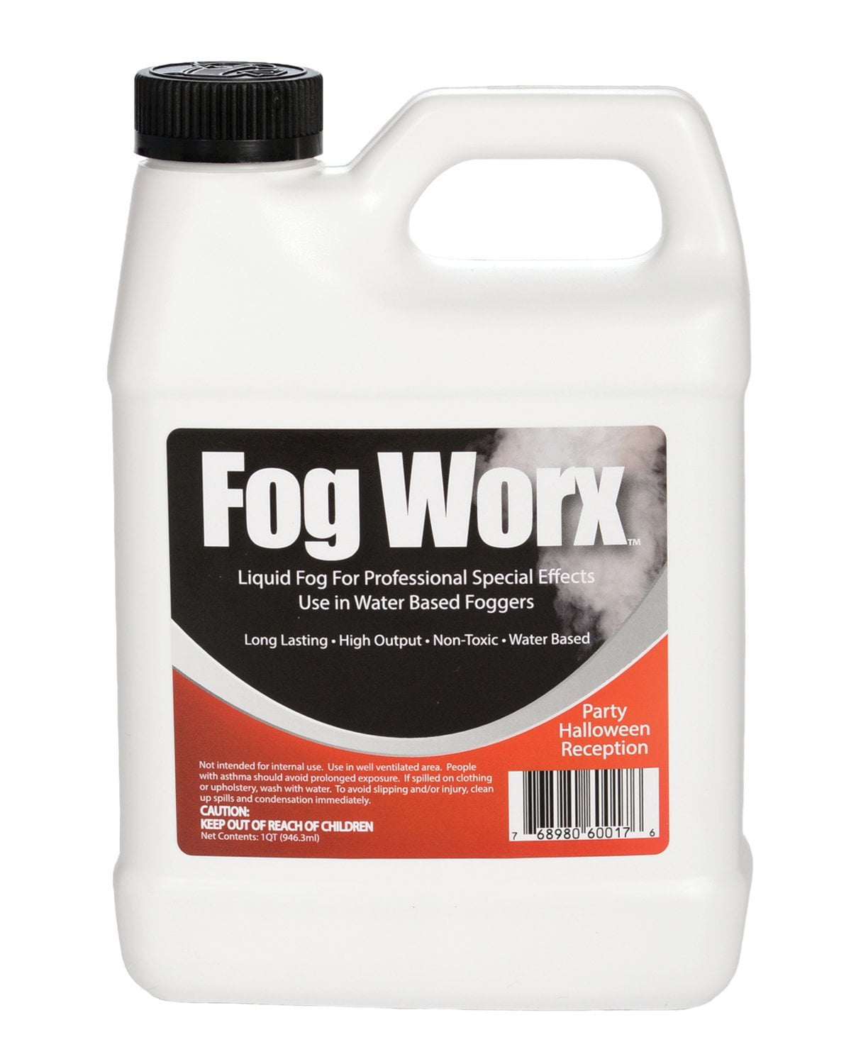 FogWorx Fog Juice - 1 Quart of Organic Fog Fluid (32 oz) - Medium