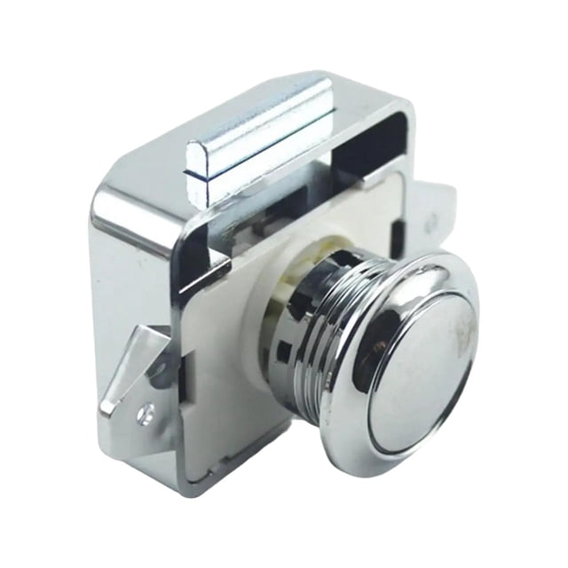 Almencla Push Button Latch Lock Accessories Cabinet Door for RV Van Camper A