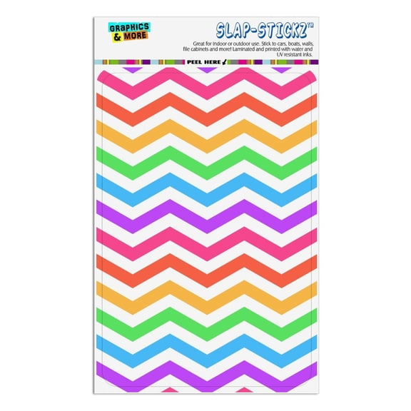 Rainbow Chevrons Zigzag Pattern Home Business Office Sign