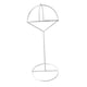 thumbnail image 5 of Exhibidor de gorras, elegante estante de hierro, decoración estable y ligera. Blanco y L, 5 of 9