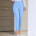 thumbnail image 5 of Women's High Waisted Skinny Dress Pants, Stretchy Versatile Solid Business Casual Trousers with Pockets, 5 of 5