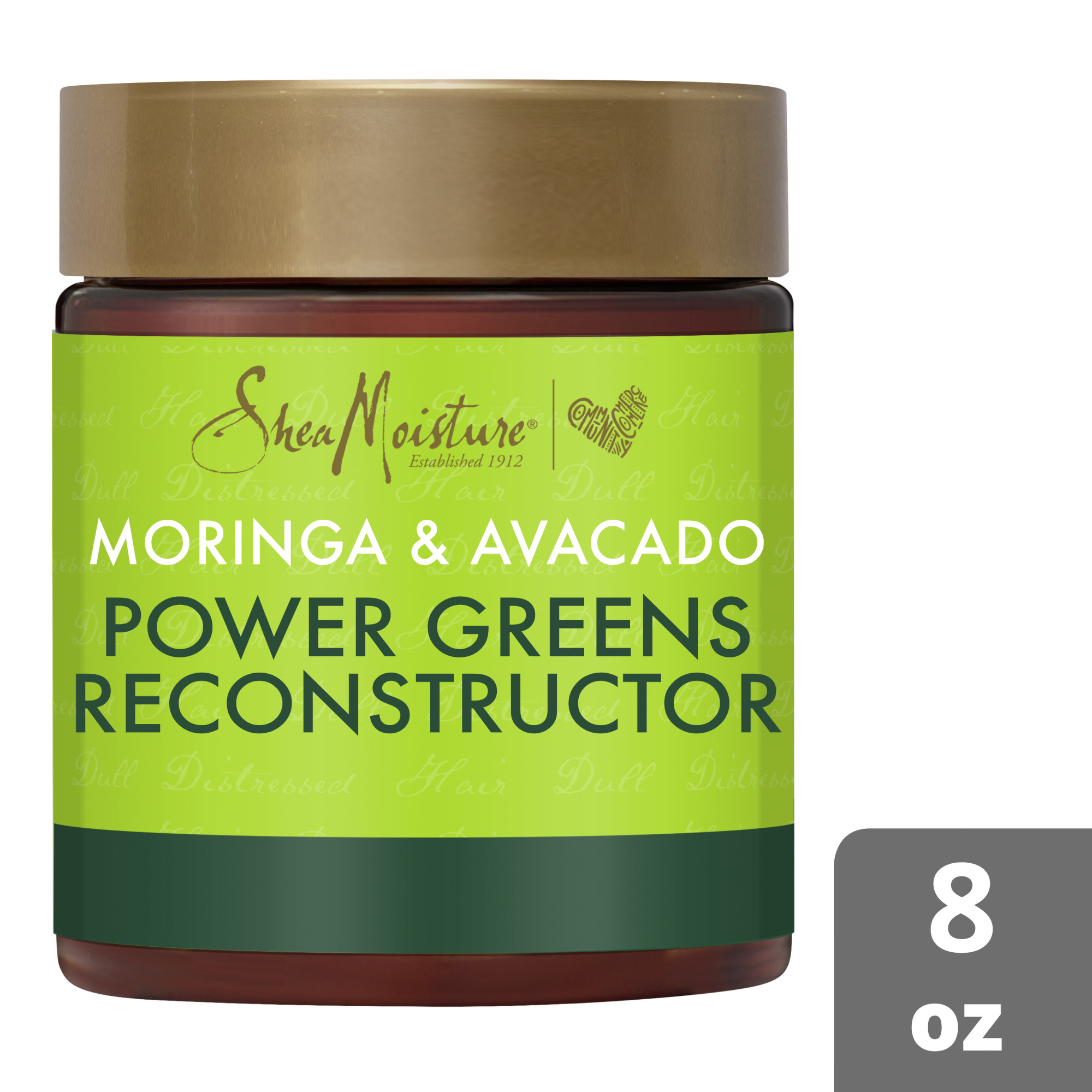 SheaMoisture Moringa & Avocado Power Greens Reconstructor Moisturizing Shine Enhancing Daily Conditioner, 8 oz - image 2 of 11