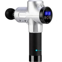 Pistolet Percussion Electric Pistola Massage Neck Back Foot Leg Shoulder Body Deep Muscle Massager, y09 7heads