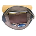 thumbnail image 3 of *Clearance* Vagarant Traveler Sport Cowhide Leather Canvas Laptop Bag C20.GRY, 3 of 3