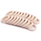 thumbnail image 1 of EeaseMX Juego de 20 anillos de madera natural para hacer joyas, para dentición, diámetro exterior de 5 cm., 1 of 7