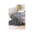thumbnail image 5 of Grey Fleece Throw Blanket 50X60 100% Polyester, 5 of 5