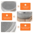 thumbnail image 4 of SHISUYAN Korean Stone Bowl with Wood Base Tray for Home Multi Safe Cooking and Serving 7.8 Inches, 4 of 8