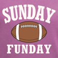 thumbnail image 3 of CafePress - Sunday Funday T Shirt - Women's V-Neck Dark T-Shirt, 3 of 4