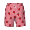 thumbnail image 5 of Rocae Strawberries for Men's Swim Trunks Quick Dry With Two Side Pockets and One Lined Patch PocketX-Large, 5 of 9