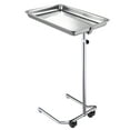 thumbnail image 3 of Yescom Adjustable Height Mobile Mayo Stand Trolley with Removable Tray 22lbs, 3 of 7