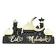 thumbnail image 4 of Advancent Decoraciones Artesanías Eid Mubarak Ramadán Espejo Placa de Decoración festiva del hogar Suministros para fiestas Adorno de escritorio Kits de decoración para fiestas dorado Advancent HA061005-01, 4 of 6