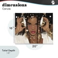 thumbnail image 4 of Stupell Industries Contemporary Gold Headphones Glam Female Canvas Art, 20 x 16, by Franklyn Gregory, 4 of 8