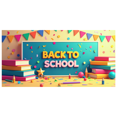 thumbnail image 1 of Back to School Banner Classroom Decor Education Supplies Vibrant Backdrop for School Events Photography Props Welcome Sign Party Supplies Learning Environment, 1 of 4
