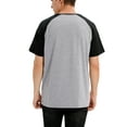 thumbnail image 6 of ALING Men’s Active Quick Dry Crew Neck T Shirts,Athletic Running Gym Workout Short Sleeve Tee Activewear Tops,Round Neck Casual T Shirts,Size Up To 3XL, 6 of 7