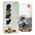 thumbnail image 4 of 2 Pcs Hat Rack For Wall Wooden Baseball Caps Organizer Wall Mount Baseball Hat Holder Vertical Hat Racks For Closet, 4 of 5