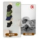 thumbnail image 4 of Estante para sombreros para pared, organizador de gorras de béisbol de madera, montaje en pared, soporte Vertical para sombreros, 2 uds., 4 of 5