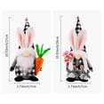 thumbnail image 3 of WMGHA Easter Gnome Bunny 10 inchs, Easter Gnome Plush Elf Decorations, Handmade Gnome Bunny Faceless Doll Easter Ornaments, Spring Home Decor Gifts for Women Men, 3 of 9