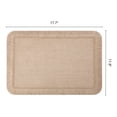 thumbnail image 6 of Farmhouse Placemats Set of 6 Jute Placemats for Dining Table Decor Indoor Outdoor Yellow Fringe 17.7x11.8inch, 6 of 6