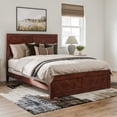 thumbnail image 1 of AFI Canyon Wood Queen Foundation Bed Frame with Matching Footboard in Walnut, 1 of 26