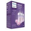 Philips Avent Natural Baby Bottle with Natural Response Nipple, Purple Baby Gift Set