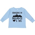 thumbnail image 3 of Inktastic Dallas Texas Someone Loves Me Boys or Girls Long Sleeve Toddler T-Shirt, 3 of 5