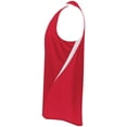 thumbnail image 4 of Holloway Sportswear XL Boys PR Max Track Jersey Scarlet/White 221235, 4 of 5