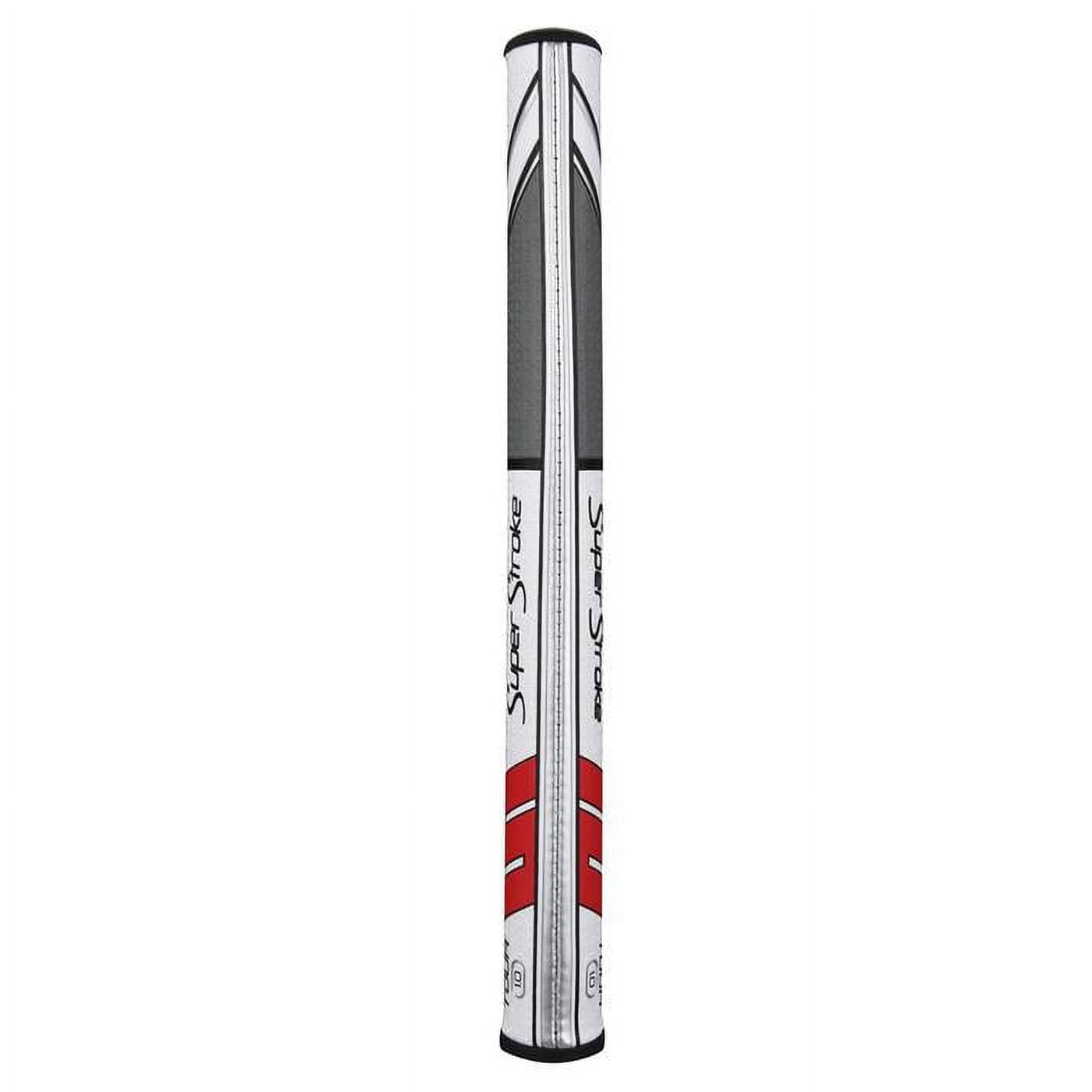 SuperStroke Traxion Tour Golf Putter Grip, Tiff/Gray/White (Tour 1.0) | Advanced Surface Texture that Improves Feedback and Tack | Minimize Grip Pressure with a Unique Parallel Design
