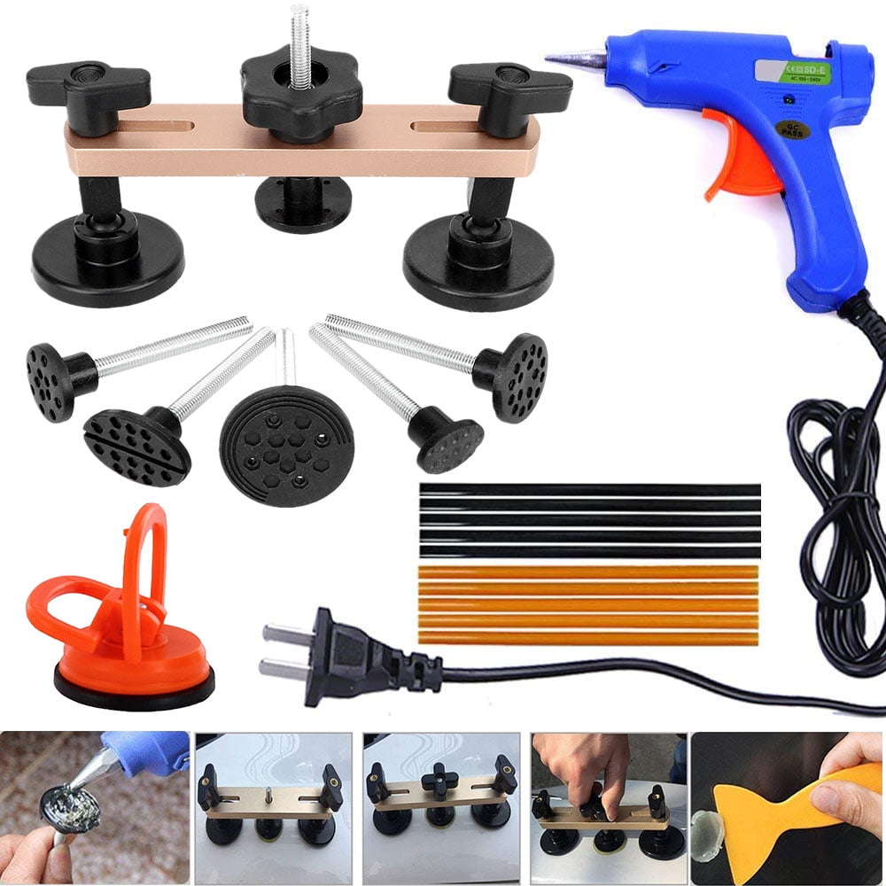 Pops a Dent Puller Bridge Dent Repair Tools Kit Paintless Dent Removal
