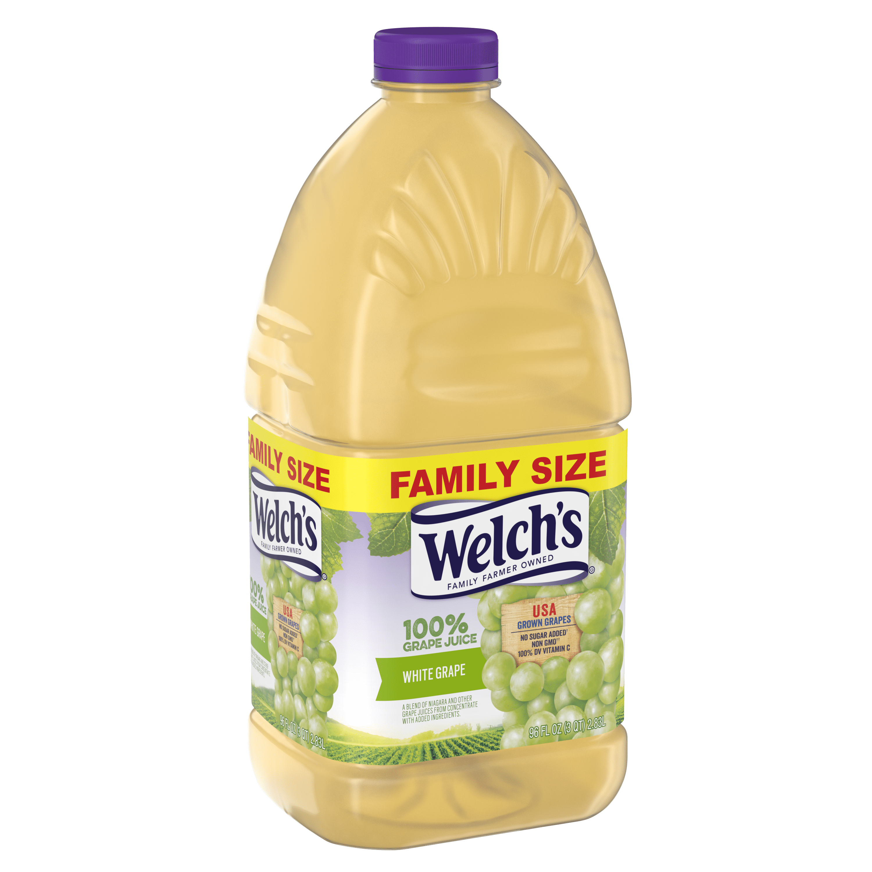Grape Juice, White Grape, 96 Fl Oz 