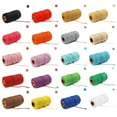 thumbnail image 2 of Corde en Coton pour Artisanat, Macramé, Fil de Coton Uni, Textiles de Maison 91,5m, Bleu, 2 of 6