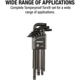 thumbnail image 3 of TGHTBA-Sunex 9859TP Tamperproof Torx® Long Arm 9-Piece Magnetized Key Set, 3 of 4
