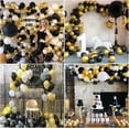 thumbnail image 5 of MMTX 40th Birthday Decorations, Black and Gold Balloons for Men and Women 40th Birthday with 40th Happy Birthday Banner, Confetti Balloons for 40th Birthday Decorations, 5 of 8