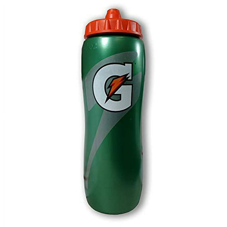 Gatorade 32 oz Squeeze Water Sports Bottle - Pack of 2 - New Easy Grip  Design 