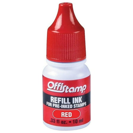 UPC: 0718103321808 | Offistamp Ink Refill Red Ink (034517) 321804