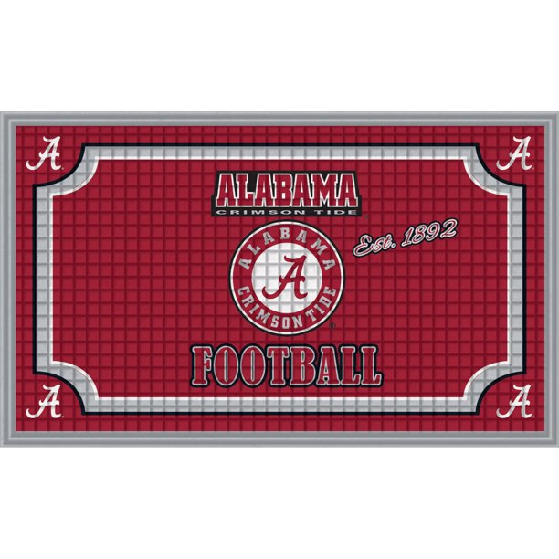 Team Sports America NCAA Embossed Door Mat