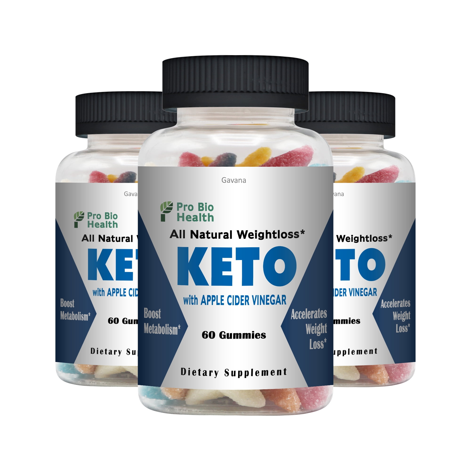 (3 Pack) ProBio Health Keto Pro Bio Health Keto ACV Gummies
