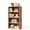 Rust Brown, variant on EDX 3 Tier Bookcase Storage, 40 Inch Large Tall Floor Standing Open Bookshelf for Home Office, Living Room, and Bedroom, White