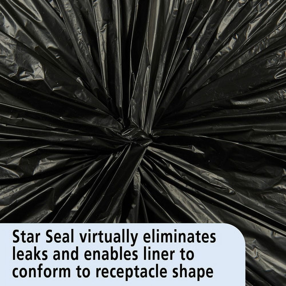 Stout Recycled Content Trash Bags 30 gal - 30" Width x 39" Length x 1.30 mil (33 Micron) Thickness - Brown - Plastic, Resin - 100/Carton - Home, Office, Industrial
