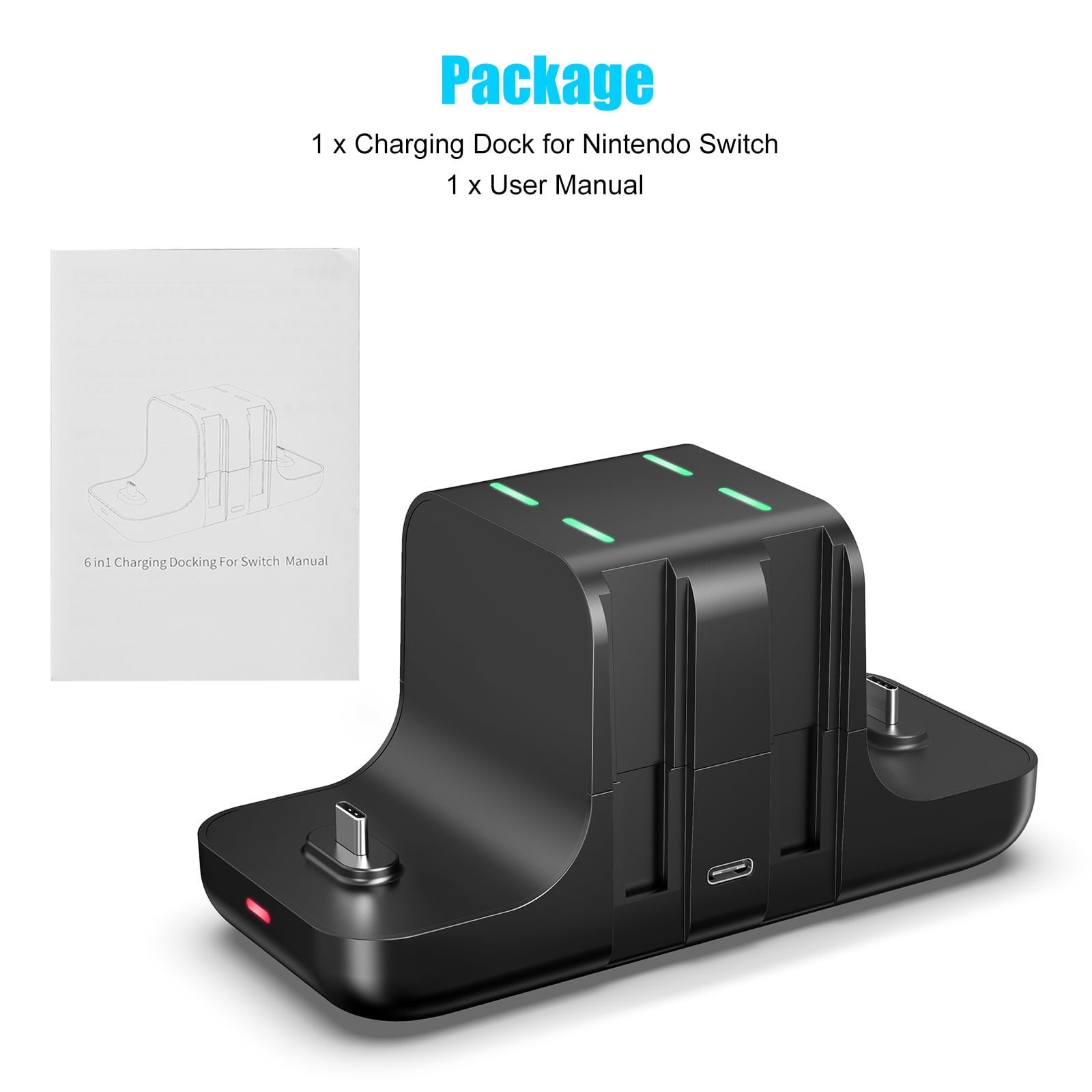 Joy con charging clearance dock manual