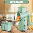 thumbnail image 3 of Multifunction Cheese Grater Kitchen Food Tools Chopper Beige, 3 of 5