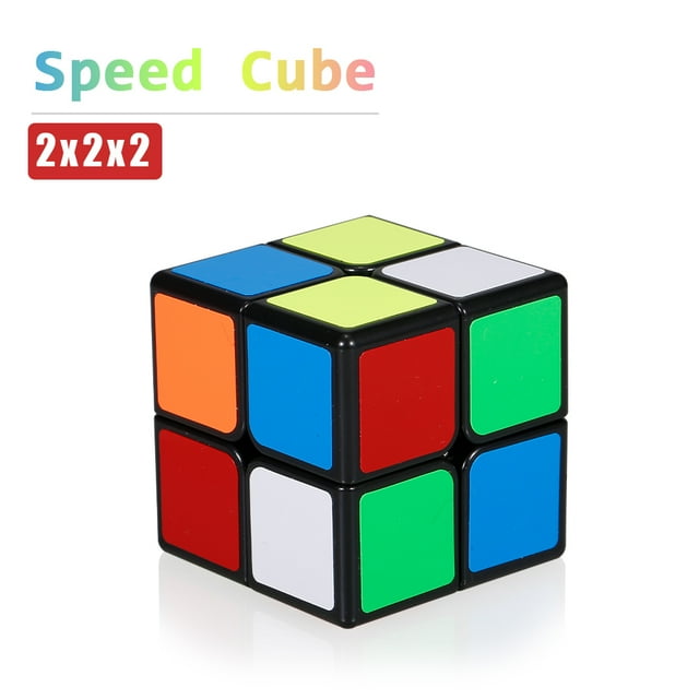 TFixol Speed Cube 2x2x2 Speed Blocks Easy Turning Cube Blocks Smooth Sticker Puzzle Toys for Kids Adults Christmas' Gift