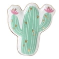 thumbnail image 3 of Plato pequeño de cerámica con diseño de cactus para aperitivos, salsas y condimentos., 3 of 8