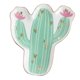 thumbnail image 3 of Hermoso plato de porcelana de cerámica para aperitivos, plato para salsa de cocina, llaves y joyas. Cactus, 3 of 8